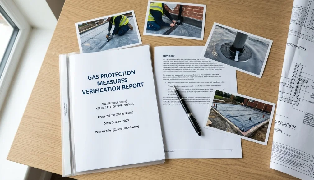 Ground gas verification report ready for planning condition discharge submission to local authority